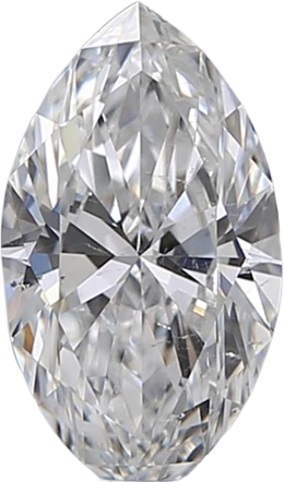 0.53 Carat D SI1 Marquise Natural Diamond