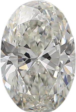 0.52 Carat I SI1 Oval Natural Diamond