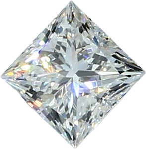 0.53 Carat J VS1 Princess Natural Diamond