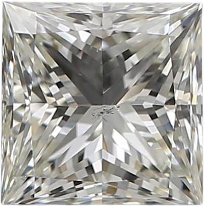 0.5 Carat J SI1 Princess Natural Diamond