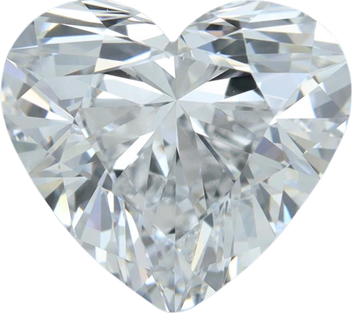 2.01 Carat D VVS2 Heart Lab Diamond