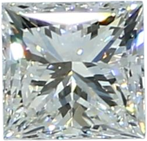 0.51 Carat J VVS1 Princess Natural Diamond