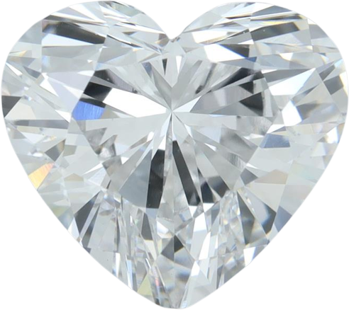 2.02 Carat D VVS2 Heart Lab Diamond