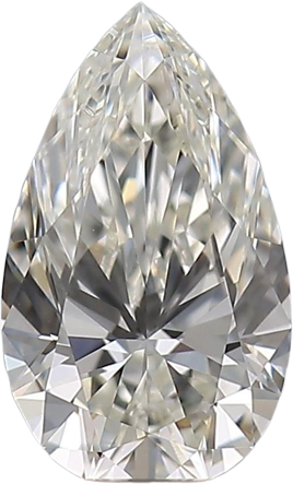 0.52 Carat J VVS1 Pear Natural Diamond