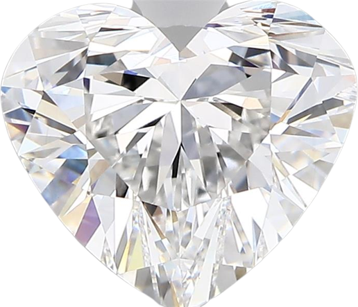 3.23 Carat F vvs2 Heart Lab Diamond