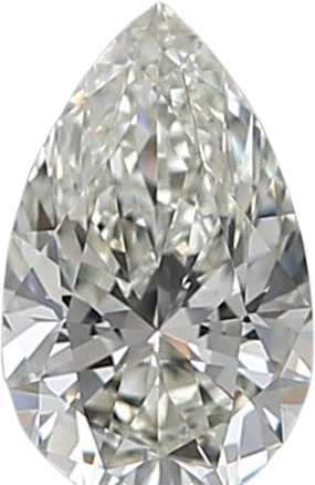 0.5 Carat J VVS1 Pear Natural Diamond