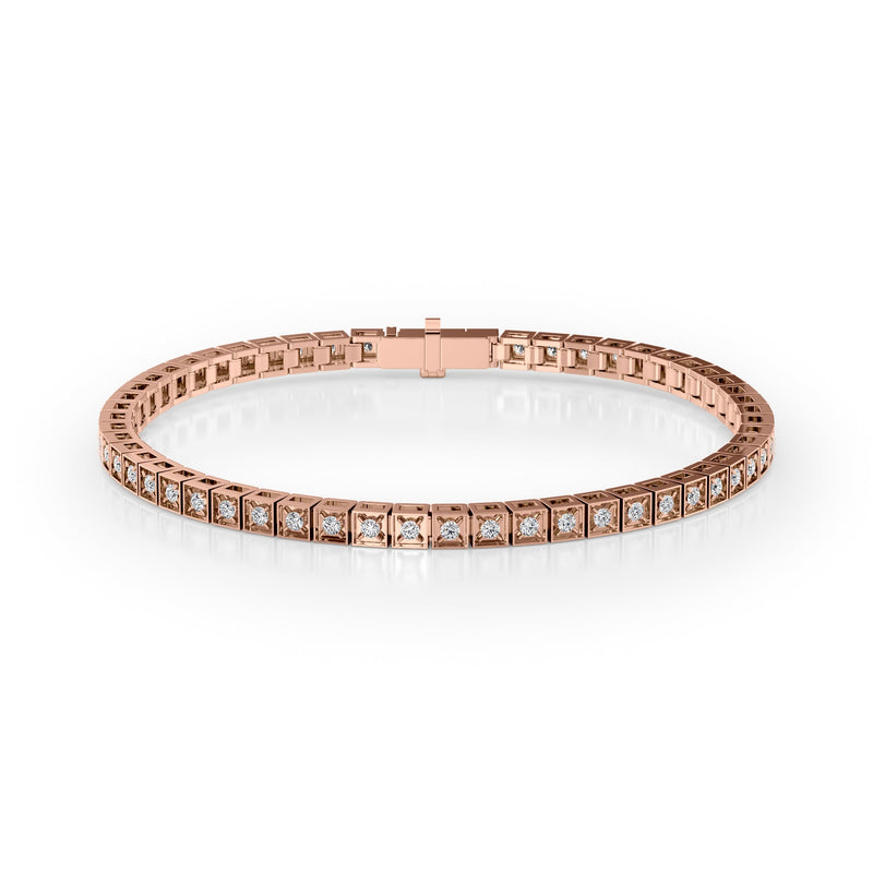 Chocolate Tennis Bracelet 1.0tcw RG