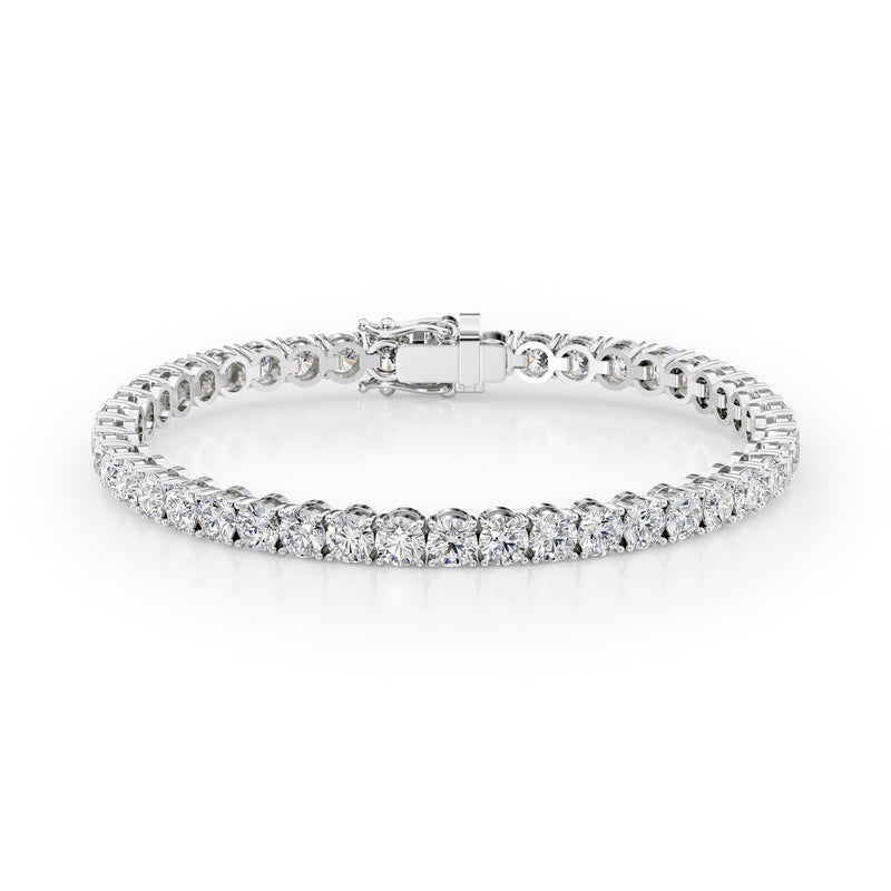 Round Tennis Bracelet 11.5tcw WG