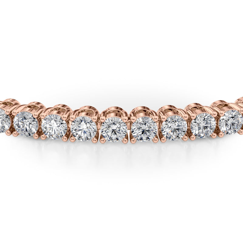 Round Tennis Bracelet 3.5tcw RG