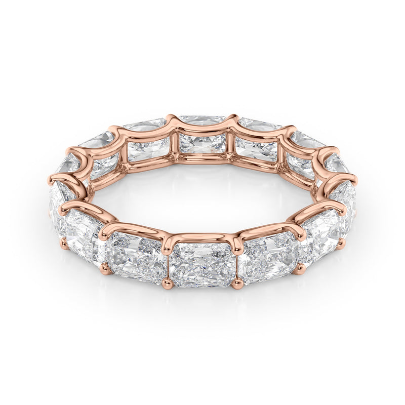 4ct East West Radiant U Prong Eternity RG