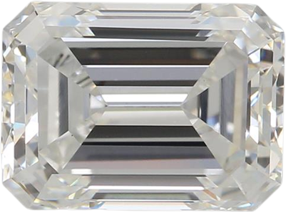 2.04 Carat F VVS2 Emerald Lab Diamond