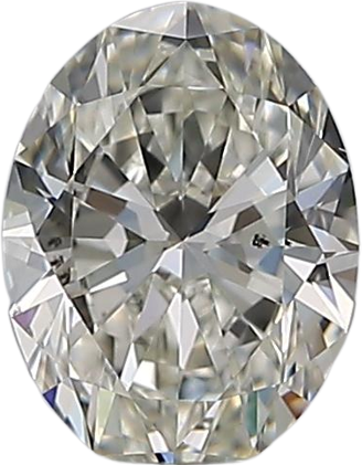 0.56 Carat I SI1 Oval Natural Diamond