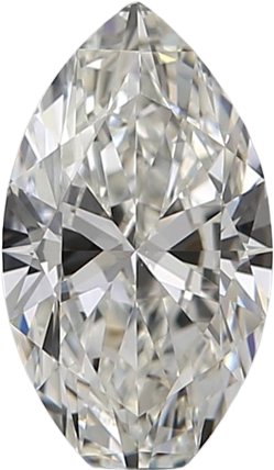 0.52 Carat H VS2 Marquise Natural Diamond