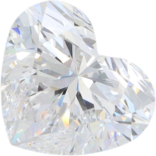 2.09 Carat D VVS1 Heart Lab Diamond