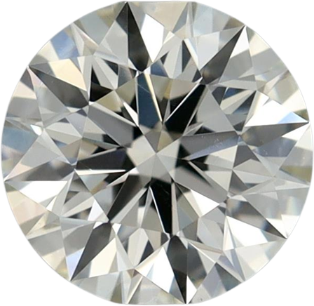 0.55 Carat J VS1 Round Natural Diamond