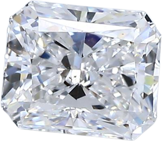0.85 Carat D SI1 Radiant Natural Diamond
