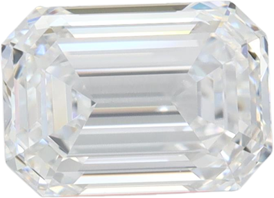 2.08 Carat D VVS1 Emerald Lab Diamond