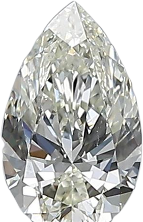 0.53 Carat J SI1 Pear Natural Diamond