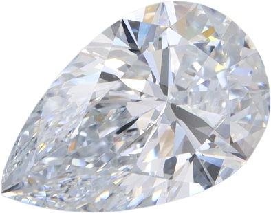 2.02 Carat F VVS2 Pear Lab Diamond