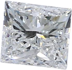 0.5 Carat F VVS1 Princess Natural Diamond