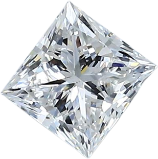 0.61 Carat E SI1 Princess Natural Diamond