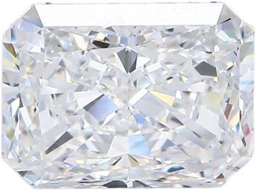 0.54 Carat D VS1 Radiant Natural Diamond