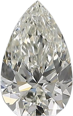 0.5 Carat J VS1 Pear Natural Diamond