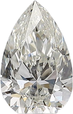 0.5 Carat I SI1 Pear Natural Diamond