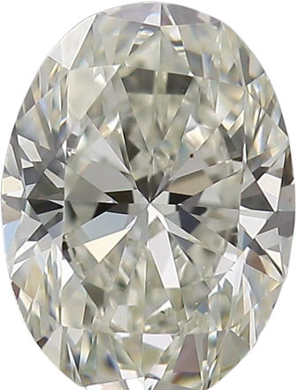 0.6 Carat J VS2 Oval Natural Diamond