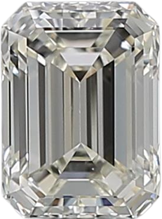 0.6 Carat J VS1 Emerald Natural Diamond