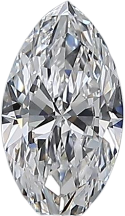 0.5 Carat D SI1 Marquise Natural Diamond