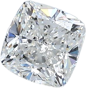 0.71 Carat H SI1 Cushion Natural Diamond