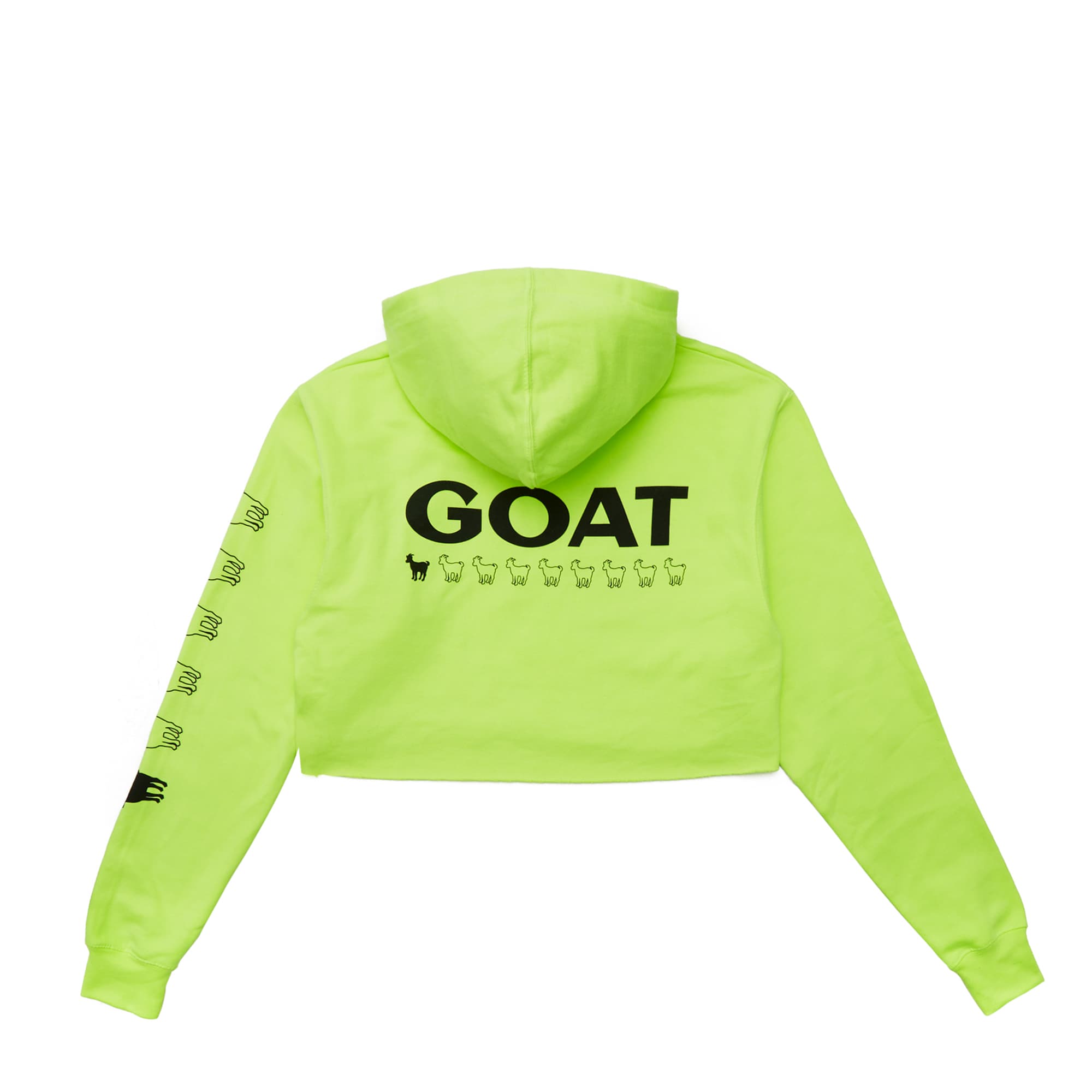 erika costell goat cropped hoodie