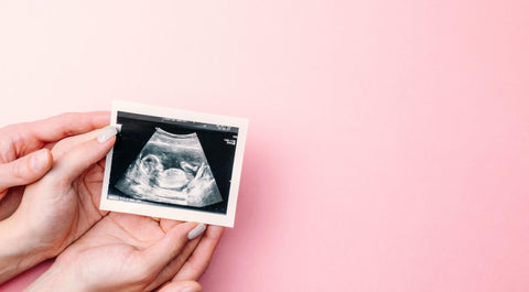 hands holding an ultrasound