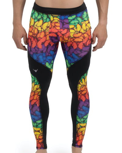 Men's Leggings: Pastel Rainbow — Lux Luminous