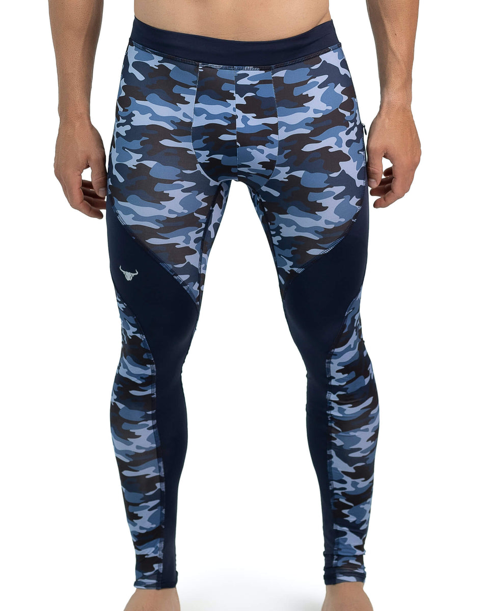 Blue Camo Meggings