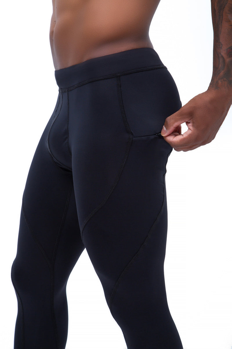 Black/Black Meggings