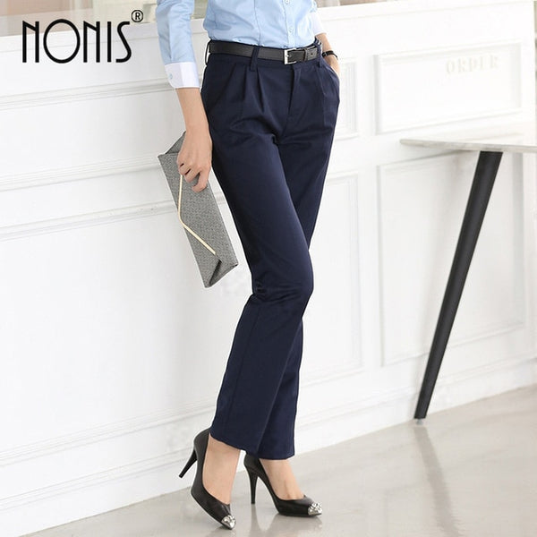 Womens Red Dress Pants Stretchy For Office Wear Women Work Business Casual  Slim Fit Straight Leg Women's Plus Size Pants - AliExpress