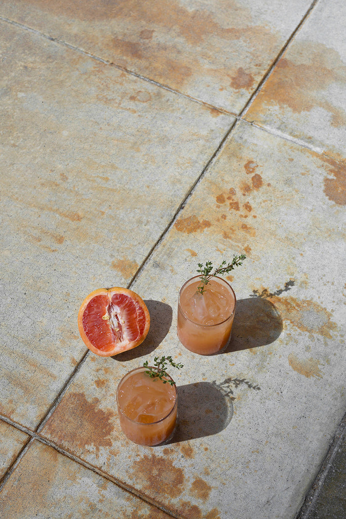 Grapefruit Cocktail with Thyme