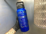 Custom Quote Water Bottle