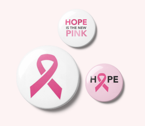 Aflyu Pink Ribbons Satin Pins Breast Cancer Awareness Safety Pins (80)