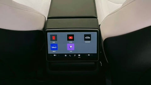 New Model 3 rear seat multimedia control screen