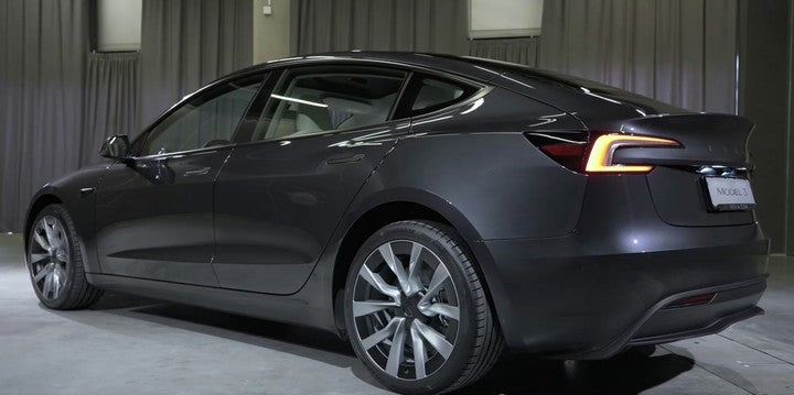 Changes to the exterior and interior of the new Model 3
