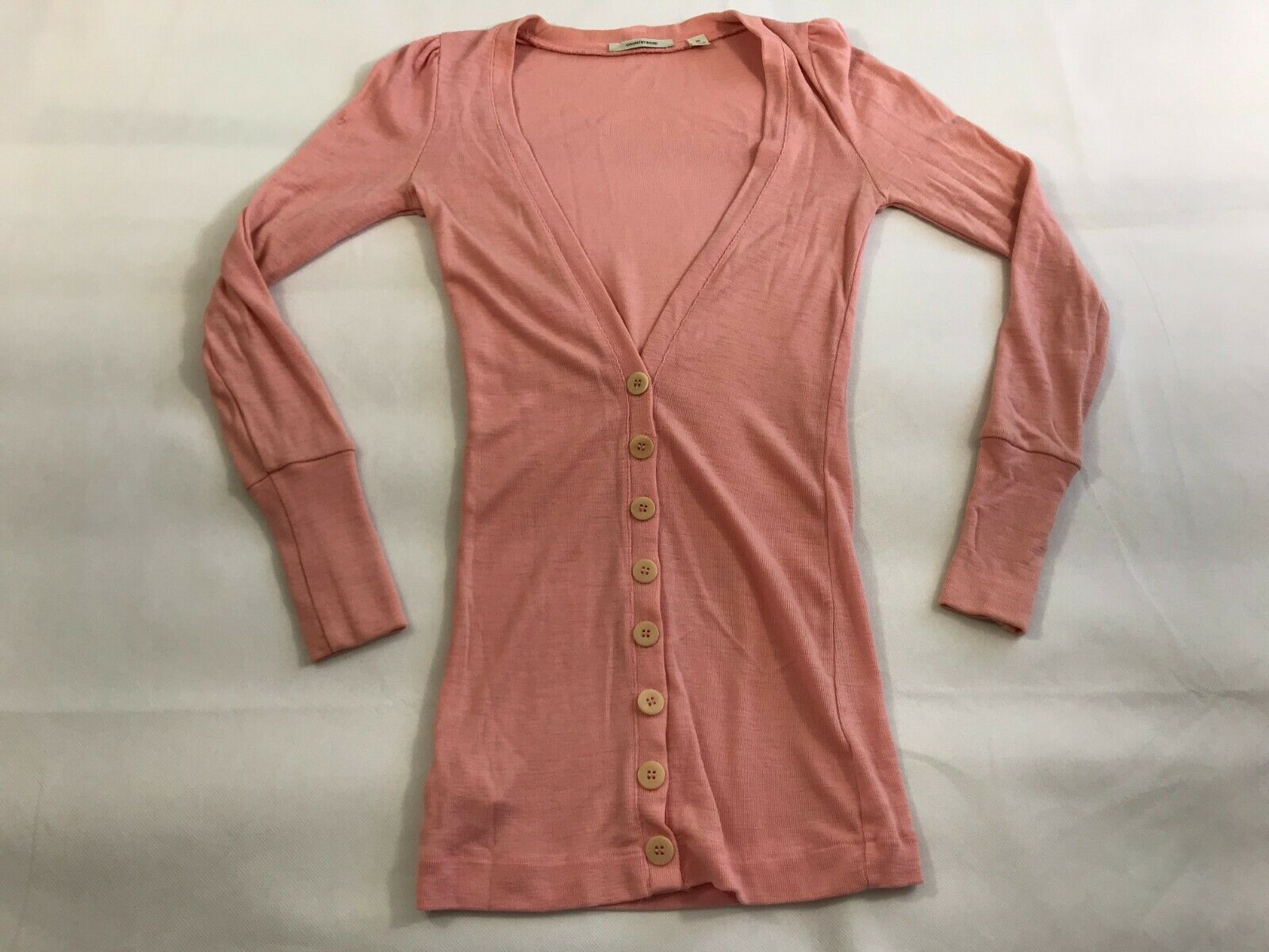 womens peach cardigan