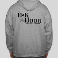 D&K DOOR Gildan Hooded Sweatshirt (Black, Grey, Red)