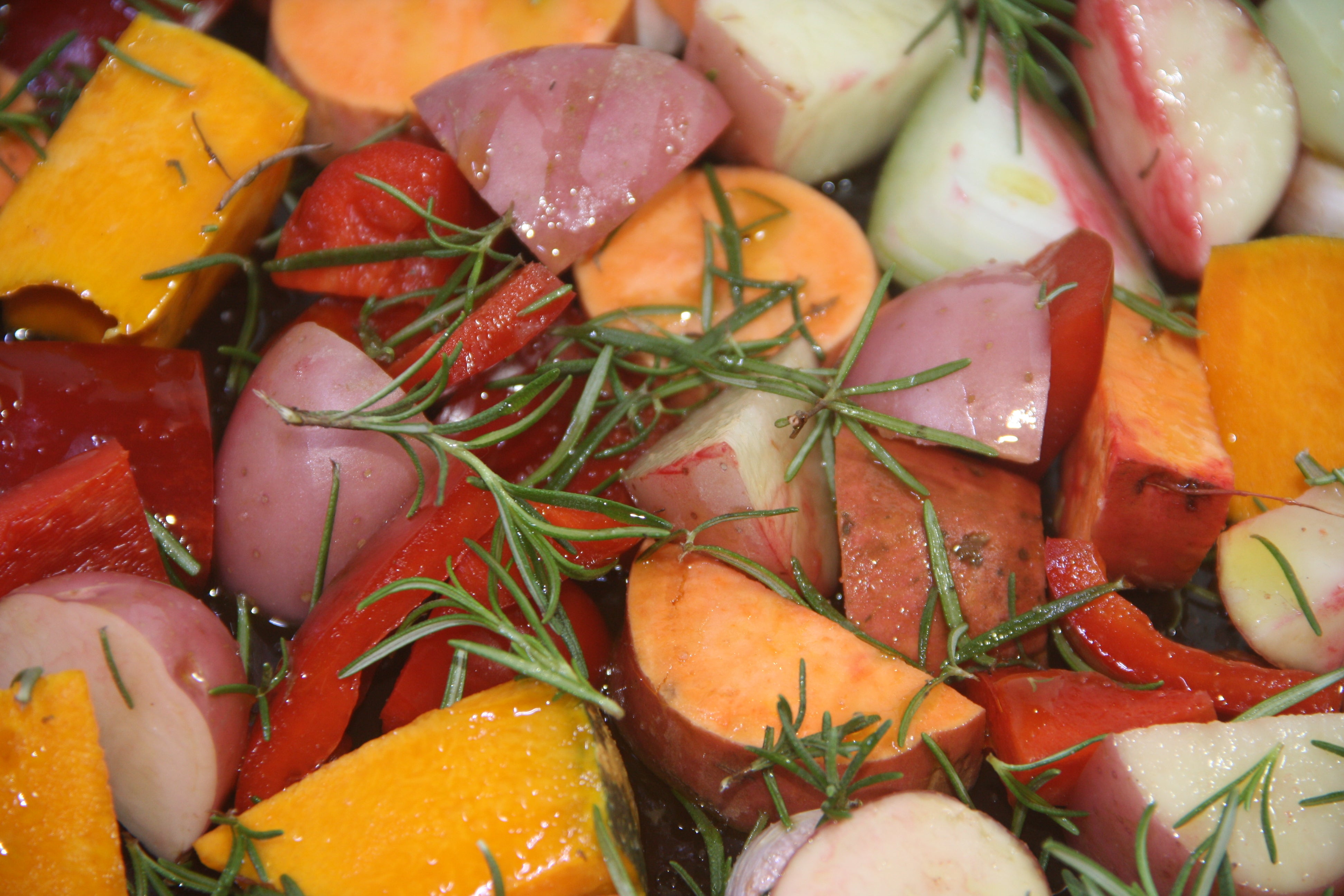 rosemary and roast vegetables