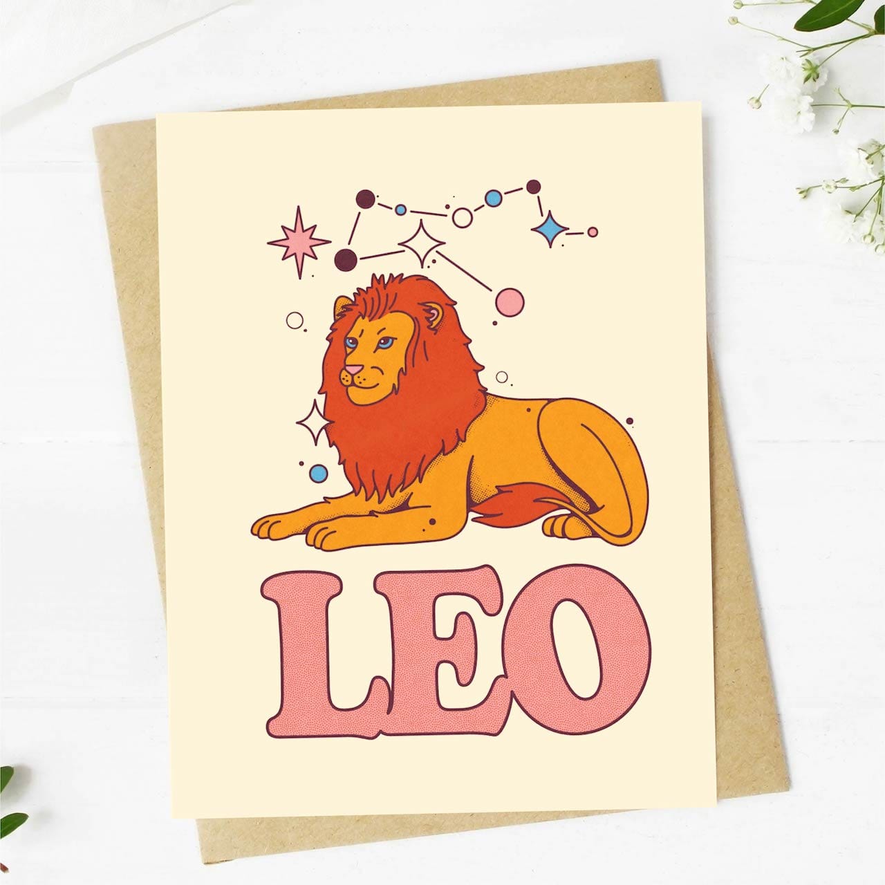 Leo Zodiac Greeting Card