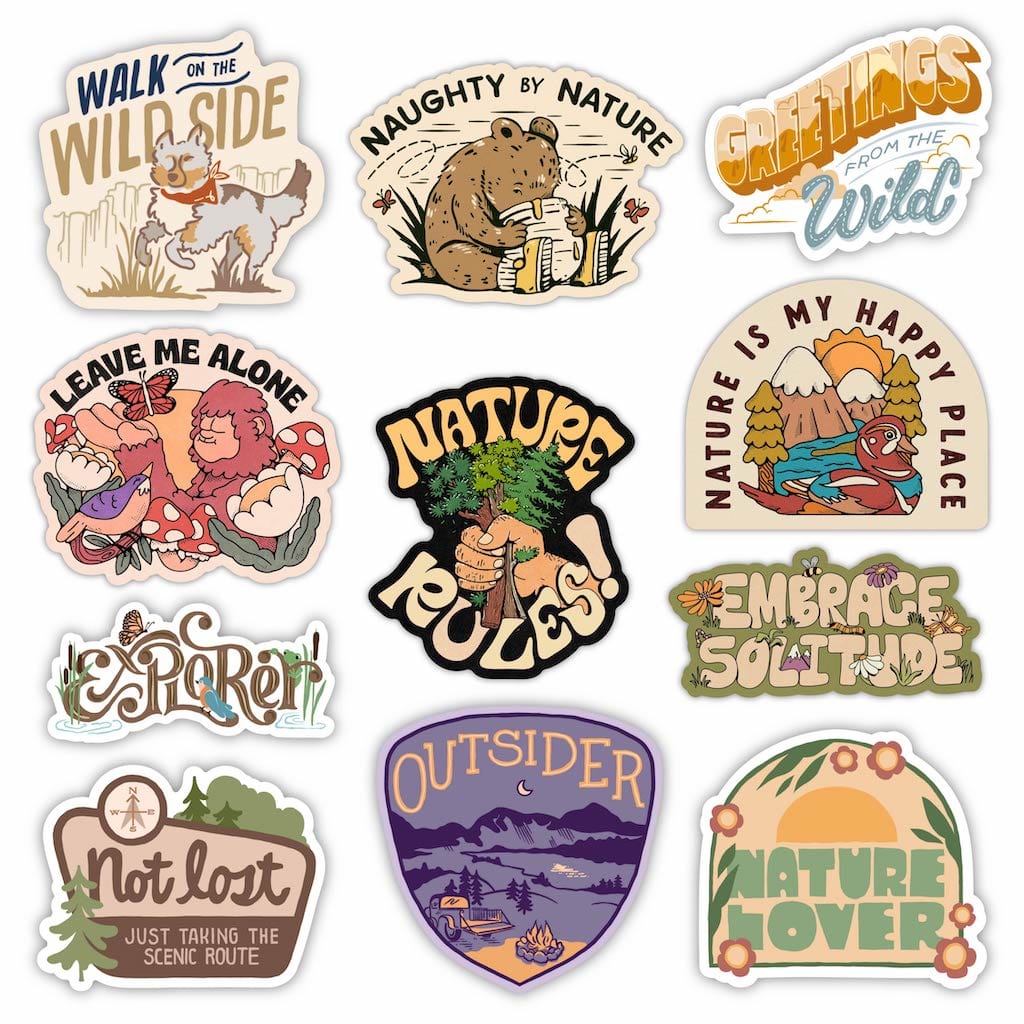 Cool & Fun Stickers: 8 Top Picks for Outdoor Enthusiasts