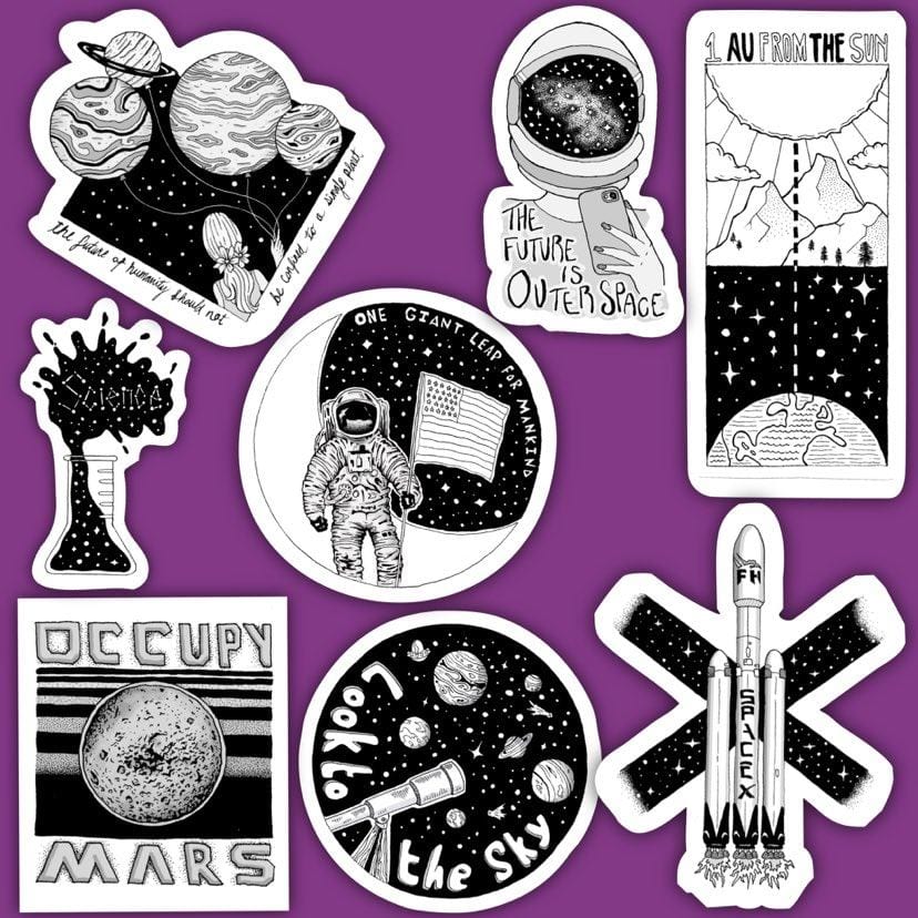 Mystical & Spiritual Stickers 9 Pack – Big Moods