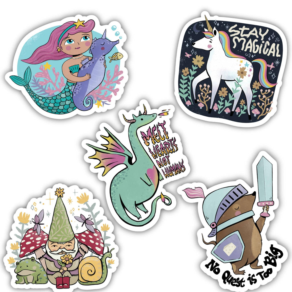 Fishing And Nature Stickers 5 Pack – Big Moods